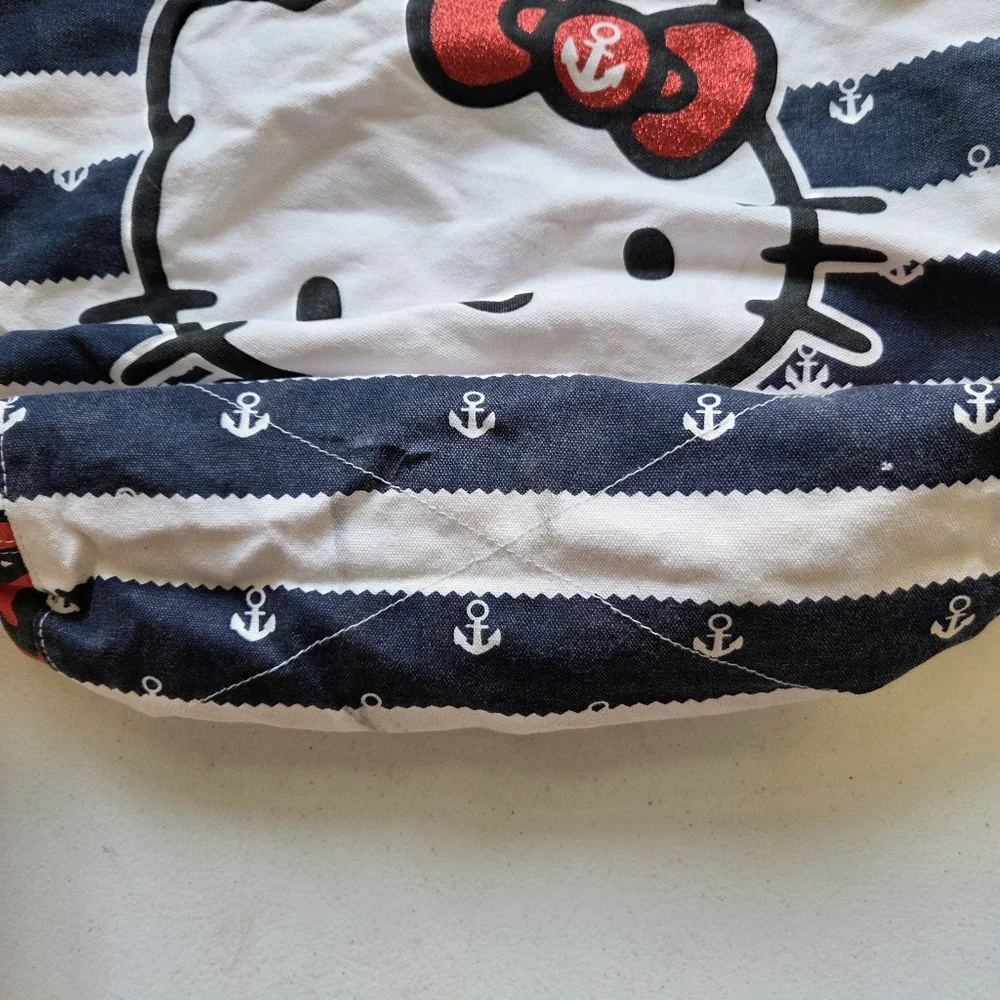 Hello Kitty Navy and Red Striped Bag - Picture 6 of 7